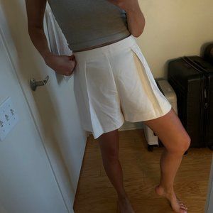 Zara high waisted white shorts M